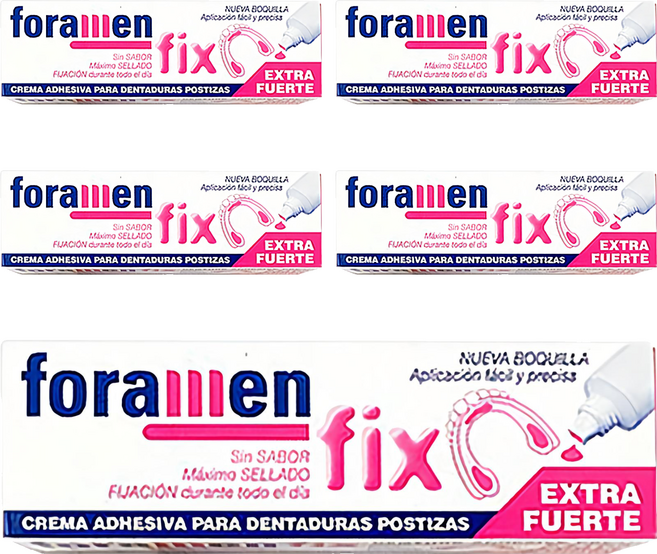foramen 假牙黏著劑 45g, 1入, 5條