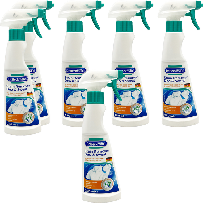 Dr.Beckmann 貝克曼博士 除汗漬異味全效噴劑, 250ml, 6瓶