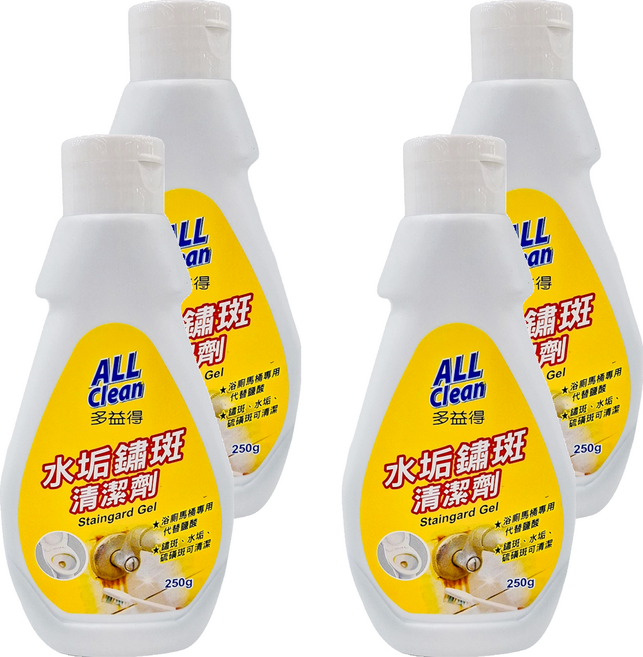 do it 多益得 ALL Clean 水垢鏽斑清潔劑 CB092, 250g, 4瓶