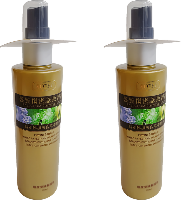 SOFEI 舒妃 髮質傷害急救菁露 免沖洗, 150ml, 2瓶