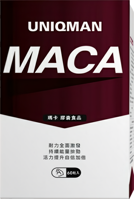 UNIQMAN 優仕曼 瑪卡膠囊, 60顆, 1罐