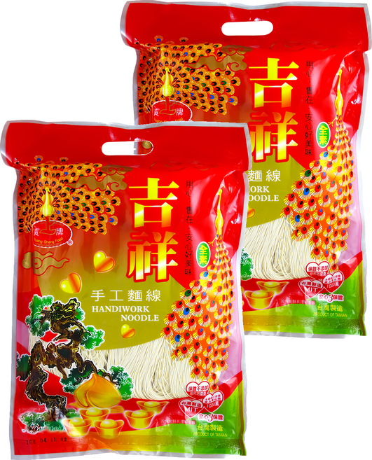 黃上牌 手工麵線, 1.2kg, 2包