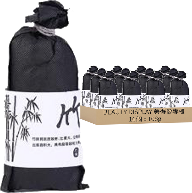 BEAUTY DISPLAY 美得像專櫃 竹炭除臭除濕包 顏色隨機, 108g, 16個