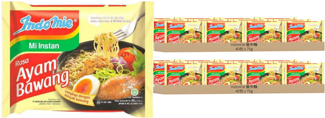 Indomie 營多麵 Ayam Bawang 香蔥雞風味湯麵 75g, 80包