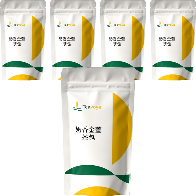 Teavoya 嘉柏茶業 奶香金萱烏龍, 5袋, 20包, 3g