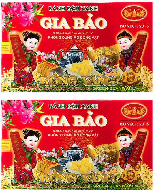 GIA BAO 家寶 綠豆糕餅, 240g, 2盒