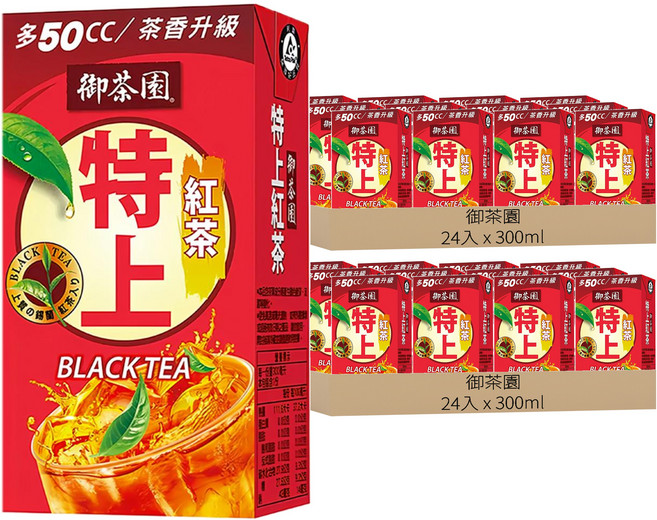 御茶園 特上紅茶, 300ml, 48入