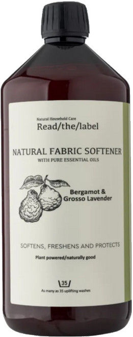 Read The Label by Vanilla Blanc 頂級天然衣物柔軟精 柑橘薰衣草 英國製, 1瓶, 1L
