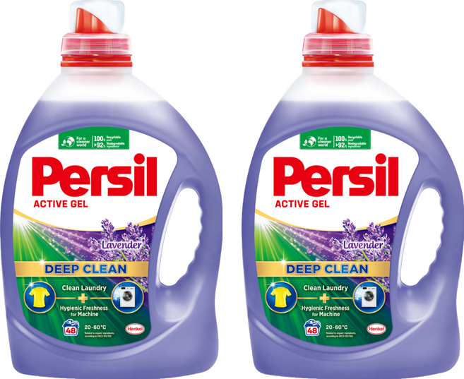 Persil 寶瀅 台灣公司貨 深層酵解洗衣凝露 薰衣草, 2.2L, 2瓶