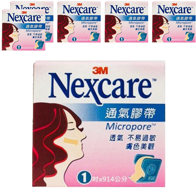 3M Nexcare 大膚色通氣膠帶, 1個, 6盒