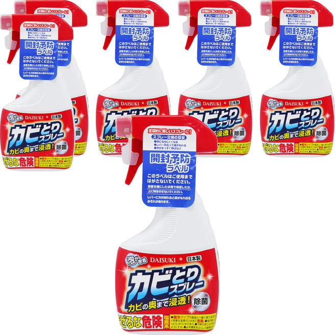 豐田製藥 DAISUKI 浴廁除霉噴霧, 400g, 6個