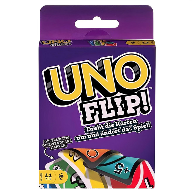 美國 UNO MATTEL 反轉UNO遊戲卡, MGM75106, 1盒