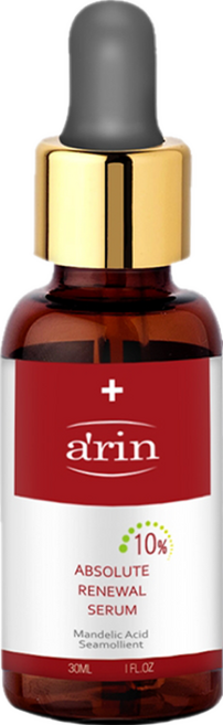 a'rin 氧潤 10%杏仁酸微剝煥膚精華 30ml, 1瓶