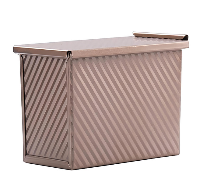 CHEFMADE 學廚 水立方波紋吐司盒 香檳金 450g, 1個