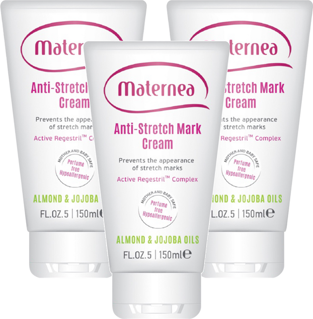 maternea 無痕美體 妊娠霜/撫紋霜, 150ml, 3條
