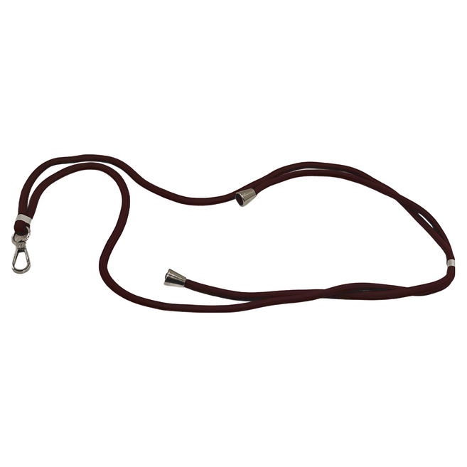 QiMart 手機防丟神器 升級加粗耐重可調節手機斜背掛繩吊繩 5.8 x 3.8 x 70cm, 酒紅色, 1條