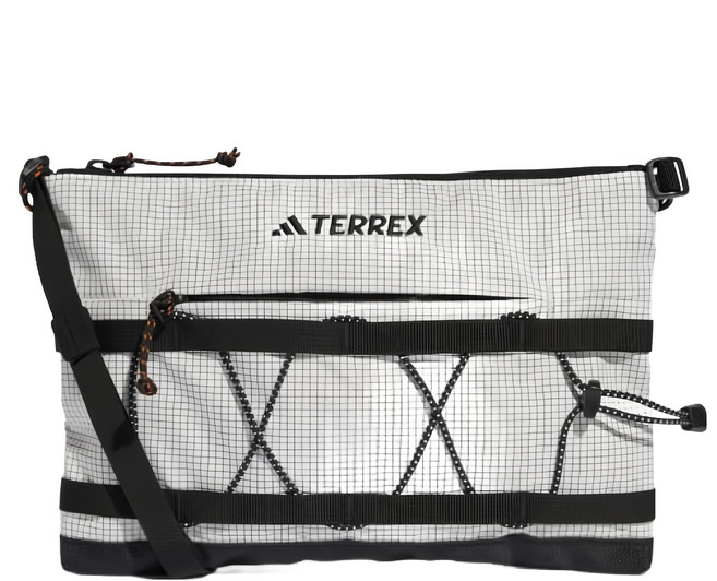 adidas 愛迪達 側背包/斜背包/小包/運動小包 TRX MT ORGANIZE JD3432, 1個, 灰色 + 黑色