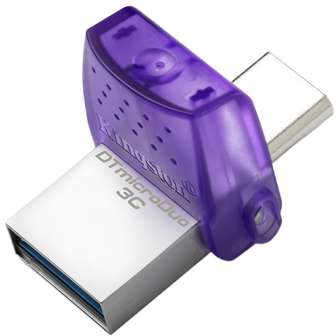 Kingston 金士頓 DataTraveler microDuo 3C 64GB USB-A + USB-C 雙介面隨身碟, 1個