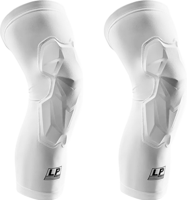 LP SUPPORT 強盾防撞膝護套, 白色, 2個