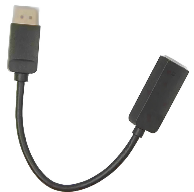 VEnTIOn 威迅 HBZ系列 DP轉HDMI 4K高清轉接線, 15cm, 1條