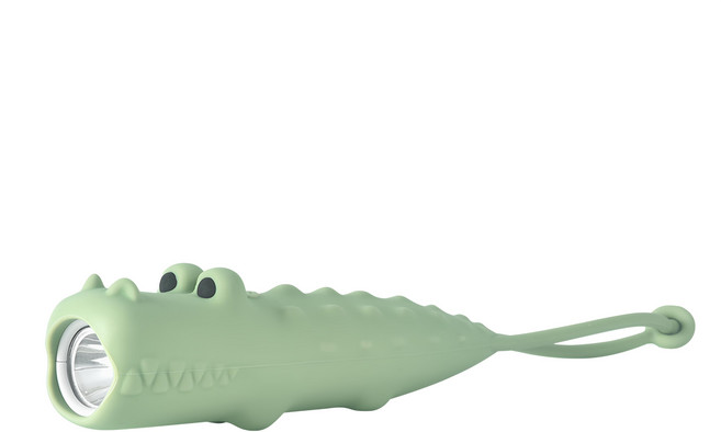 E.B.MADE 萌萌動物探險隊手持照明燈 AL-04 萌鱷魚, 1個