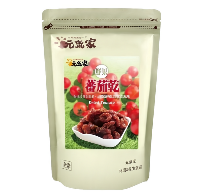 元氣家 香甜番茄乾, 200g, 1包