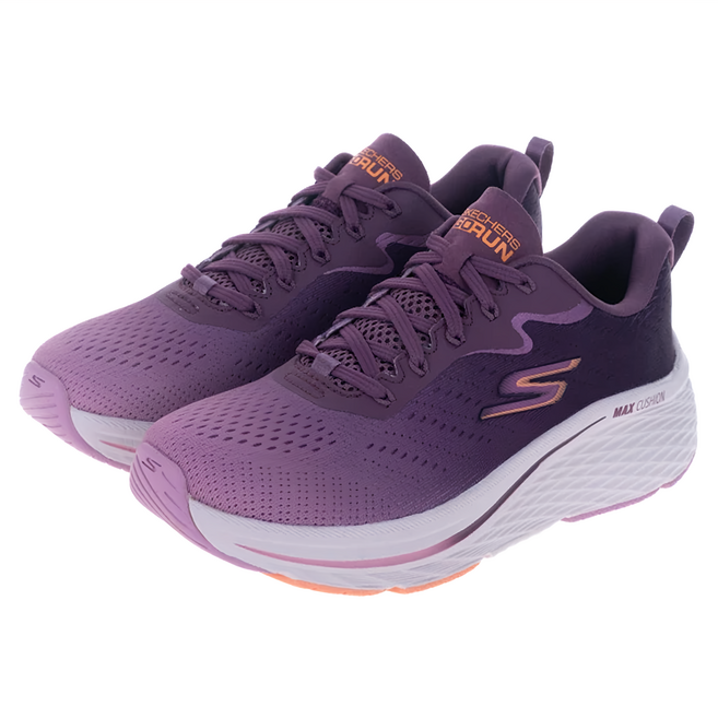 SKECHERS GO RUN MAX CUSHIONING ELITE 2.0 女慢跑鞋 紗織布鞋面