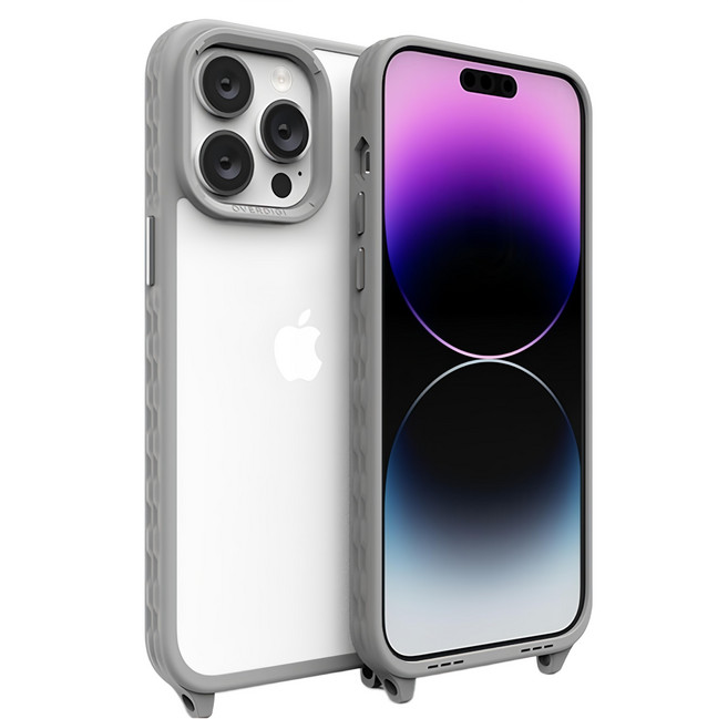 OVERDIGI 彩鑽殼 iPhone 14 Pro Max 清水灰 時尚簡約 防刮耐磨
