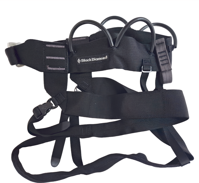 Black Diamond Alpine Bod HARNESS 安全座帶 BD-650026-BK-S 395g, 黑色