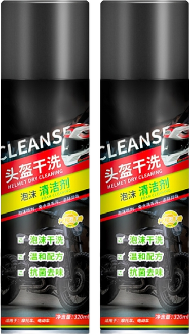 小麥購物 邁鉑爾 安全帽清潔劑 C307, 320ml, 2瓶