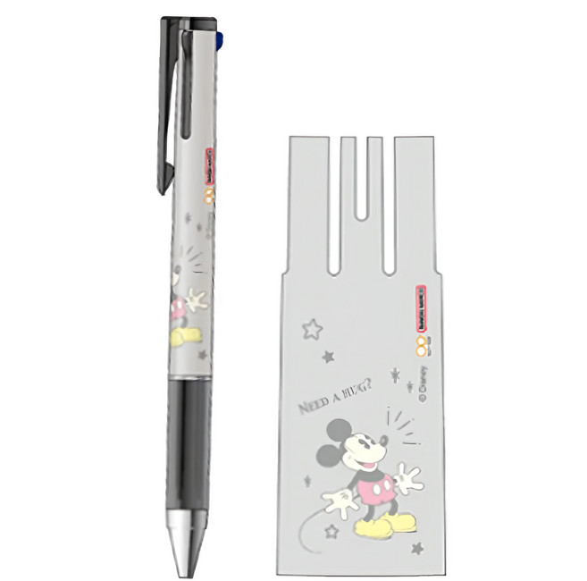 sun-star 三色超果筆0.4 S4656982, 米奇 灰色, 1支