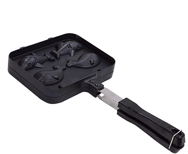 Bread Garden 4格迷你鯊魚鯨魚造型烤盤 175 x 155 x 55cm, 1個, 7.5cm