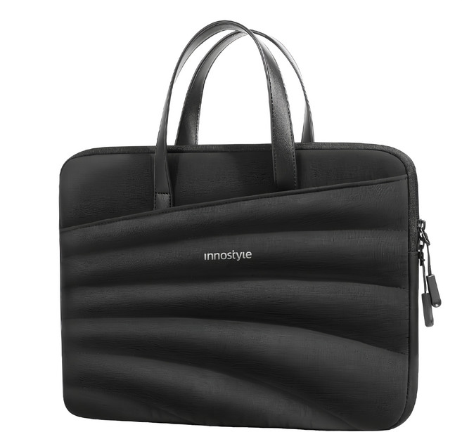 Innostyle CarryLite Slim系列 專利防摔收納筆電手提包 S600-14, 黑色, 1個