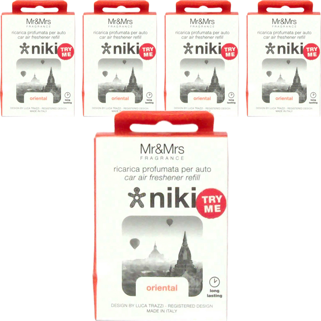 Mr&Mrs FRAGRANCE REFILL NIKI ORIENTAL 香氛片補充包, 5盒, 東方香氣