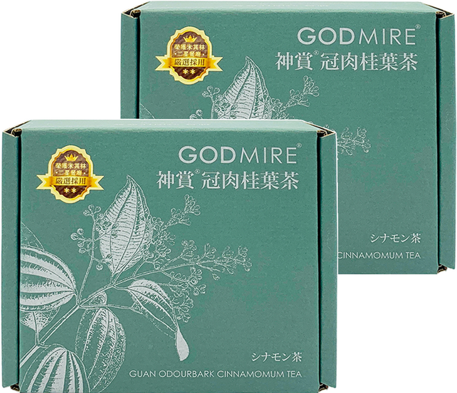 GODMIRE 神賞 冠肉桂葉茶, 3.5g, 12包, 2盒