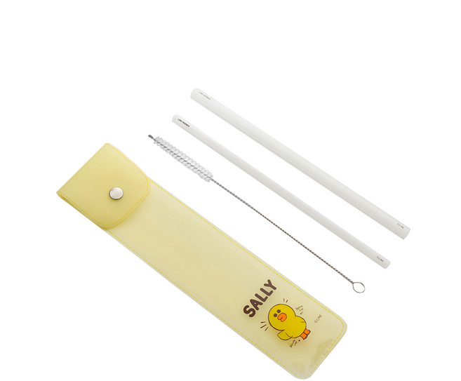 Hiromimi LINE FRIENDS 果凍吸管包組 莎莉, 4件, 1組