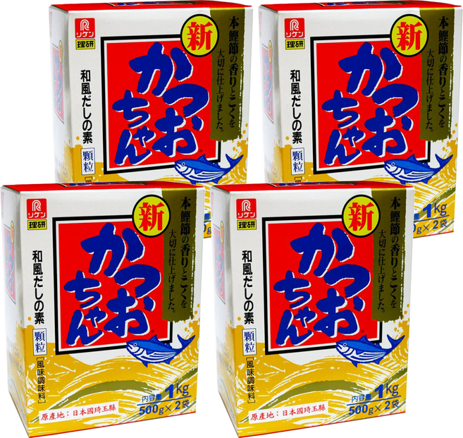 理研 風味調味料 鰹魚顆粒, 1kg, 4盒