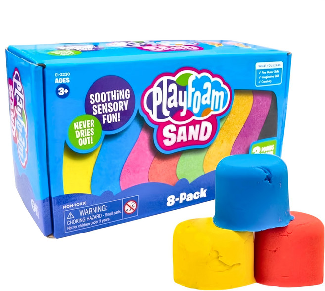 Educational Insights 魔力沙黏土 Playfoam Sand, 多色, 1組, 175g