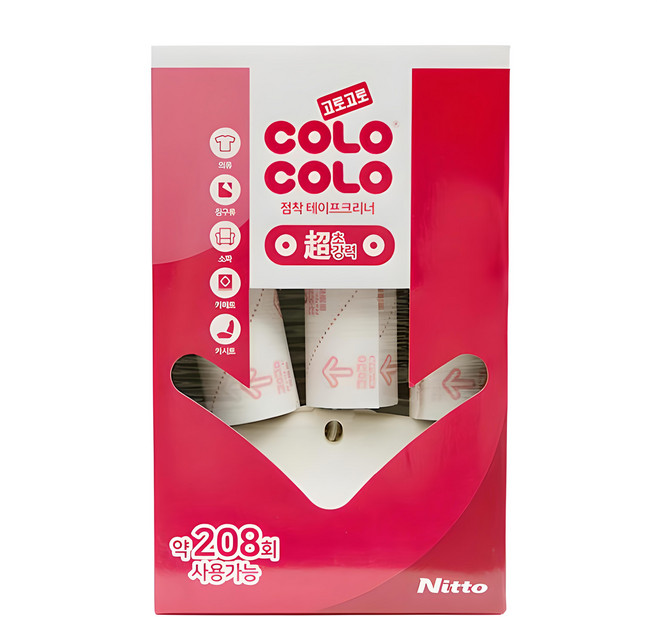 Nitto 日東 超強力 黏毛滾筒 主體 + 補充包 4入組, 1組