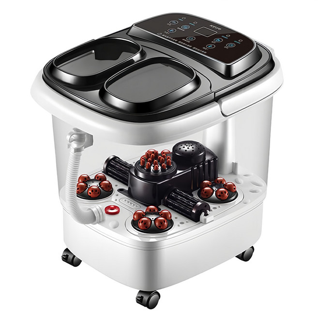 Kinyo 自動按摩恆溫足浴機 380 x 360 x 420mm 4.5kg, IFM6003, 黑色 + 透明色