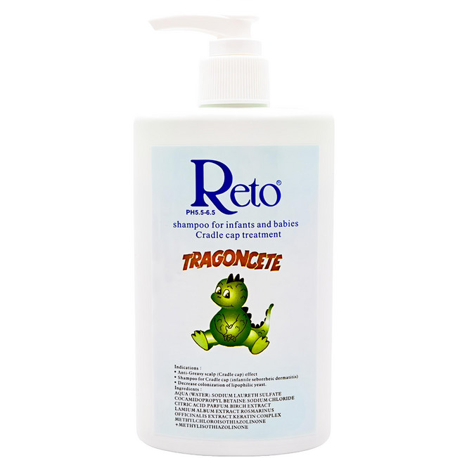 Reto 嬰幼兒油垢頭皮洗髮精 押頭版 pH5.5-6.5, 250ml, 1瓶