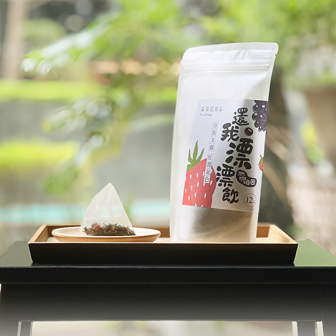 Fruithing 菓茶很有事 無果乾系列 還我漂漂飲 無咖啡因, 2.7g, 12個, 1包