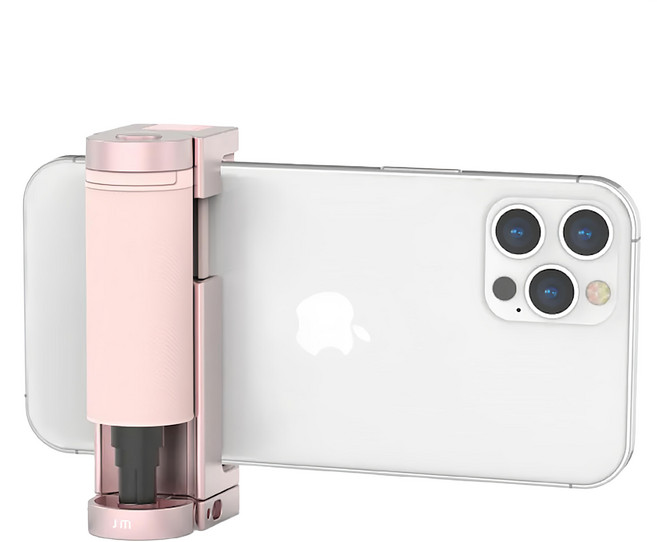 Just Mobile ShutterGrip2 掌握街拍2 自拍棒 – 拍照握把/攝影握把 手機立架/可遙控 冷靴/遙控桿/貼心手握, GP-200系列, 粉沙色, 1個