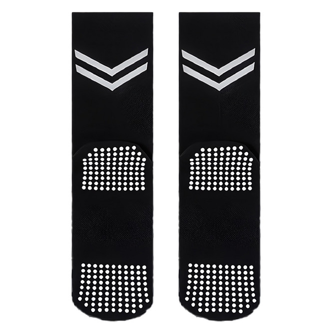 OTOBAI 歐都麥 防滑機能中筒騎行襪 反光箭頭, 黑色, 1雙