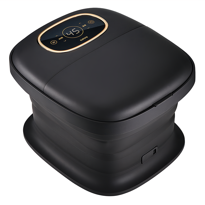 Kinyo 電子觸控摺疊足浴機 365 x 425 x 185mm 2450g, IFM-7012, 黑色