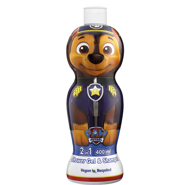 AIR-VAL Paw Patrol 汪汪隊 2合1 沐浴洗髮精 萌Q收藏版 警察阿奇, 400ml, 1瓶