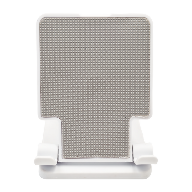 優思居 雙管手機折疊支架, 白色, 1個