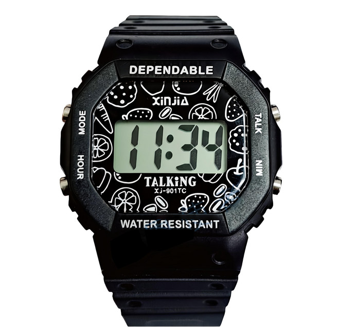 感恩使者 ZHCN2416 語音報時手錶-防水 鬧鐘提醒 視障 盲人 老人 男女適用