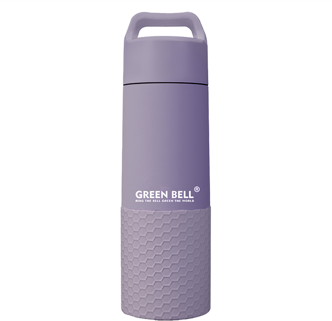 Green Bell 綠貝 304輕瓷保溫杯 GBS-662, 紫色, 850ml, 1個