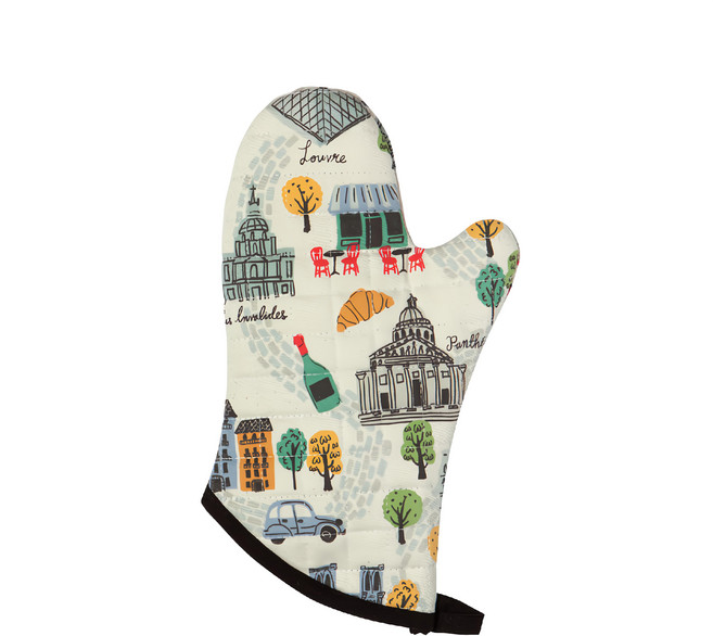 now DESIGNS 烘焙隔熱手套, 1個, 巴黎街景